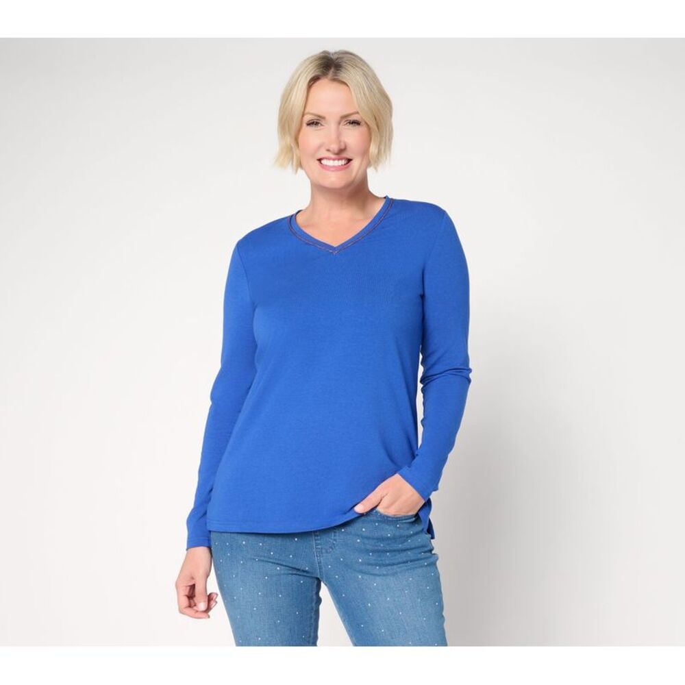 Gloria Vanderbilt Women's Top Sz XL Make Your Selection: Jingle Blue A711036